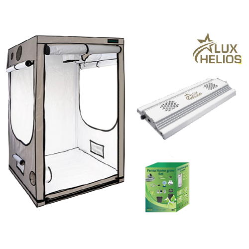 Grow Box Complete 120x120x200cm + Lux Helios LED 2,8 μmol 300 W