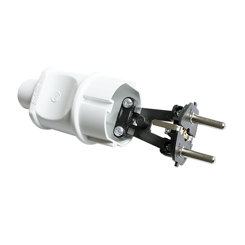 Soiled European plug