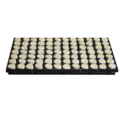 Paperpot Plug, Round With Holes 84 Per Tray