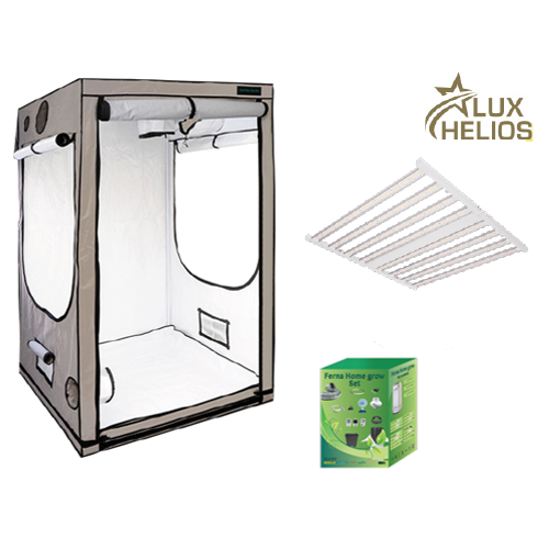 Grow Box Complete 120x120x200cm + Lux Helios LED Pro 1000 W