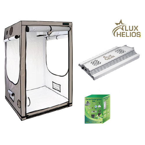 Ferna Home Grow Box Complete 100x100x200cm + Lux Helios LED 200W