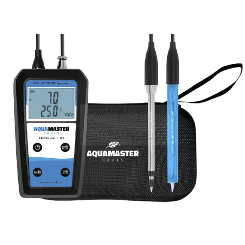 Aquamaster AMT 1026 handheld substrate meter H600 Pro pH EC CF TDS PPM & temp