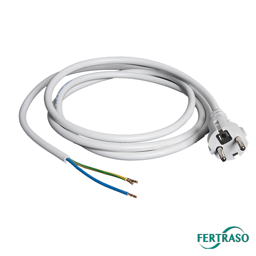 Connection cable with with plug and protective earth 4 m + 3x1.5 mm2