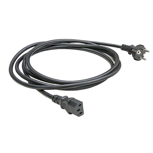 IEC cable 2 mtr. female + European plug