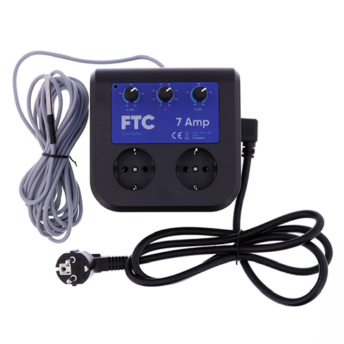 FTC Twin Climate controller  7 Amp. incl 5 mtr. temp. sensor