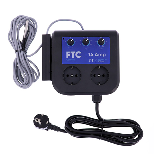 FTC Twin  Climate controller 14 Amp. incl 5 mtr. temp. sensor