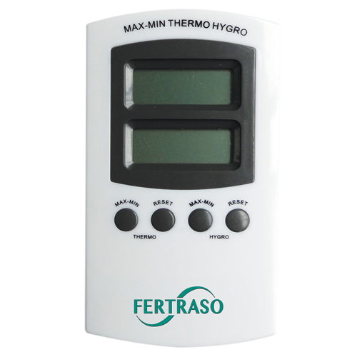 Thermo-hygrometer Incl. batteries Min-Max digital