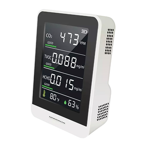 Lux-C02 meter thermometer and humidity measurement