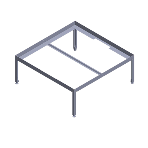 Metal grow table 100 x 100 cm 