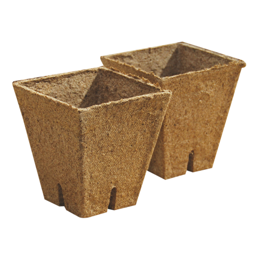 Jiffy Growth pot, soluble 8 x 8 x 8 cm. 1200 Per Box